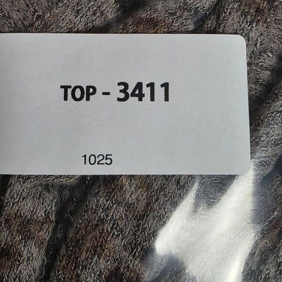 Maurices Brown Leopard Print V-Neck Sweater Size L - Picture 7 of 7